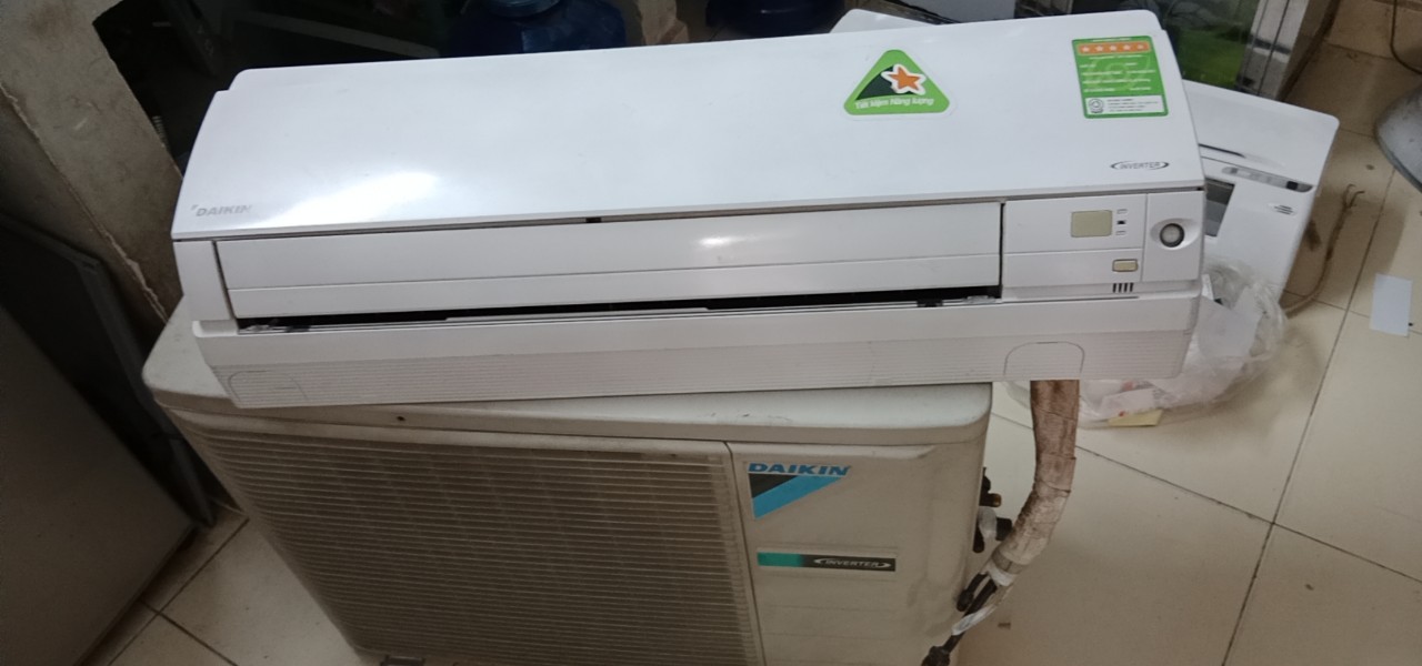 Máy lạnh cũ Daikin 1.5hp hàng inverter Thái Lan giá rẻ