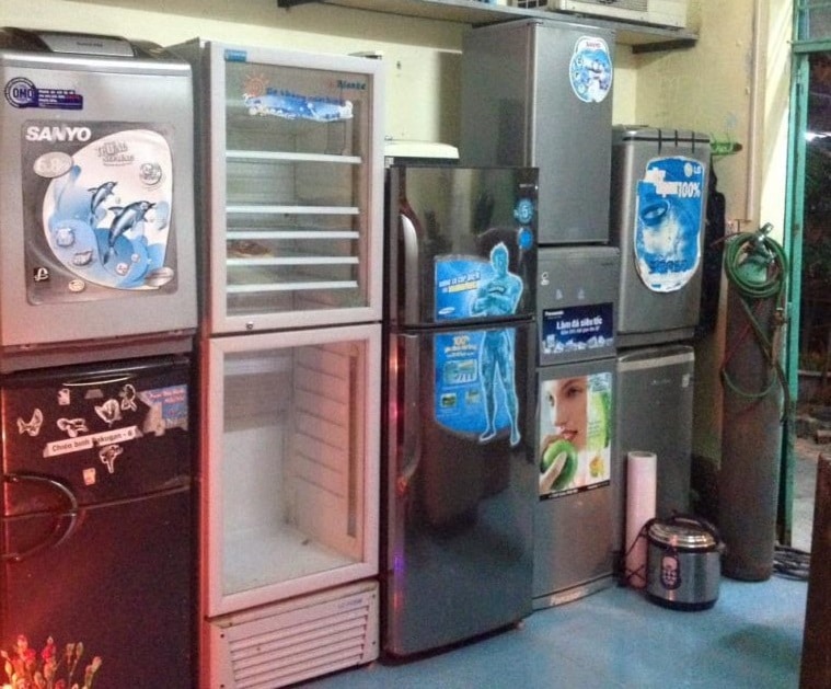 Thu mua tủ lạnh cũ tận nơi giá cao