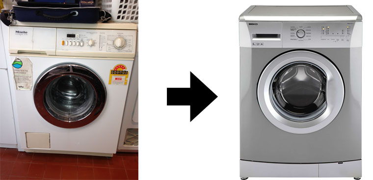 Khi nào nên đổi máy giặt khi kinh doanh giặt sấy
