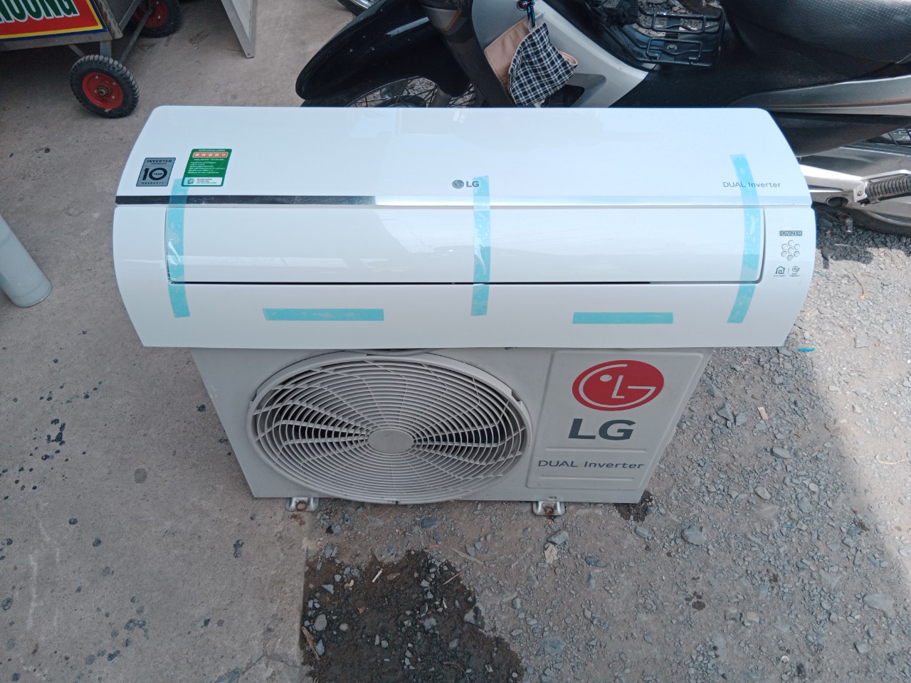Máy lạnh cũ LG 1HP hàng inverter giá rẻ