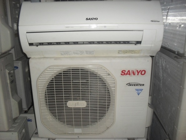 Máy lạnh cũ Sanyo Inverter 1HP hàng nội địa giá rẻ
