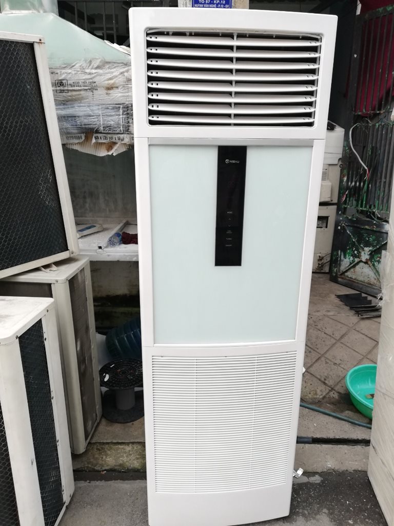 Máy Lạnh Tủ Đứng Cũ Nishu 4HP