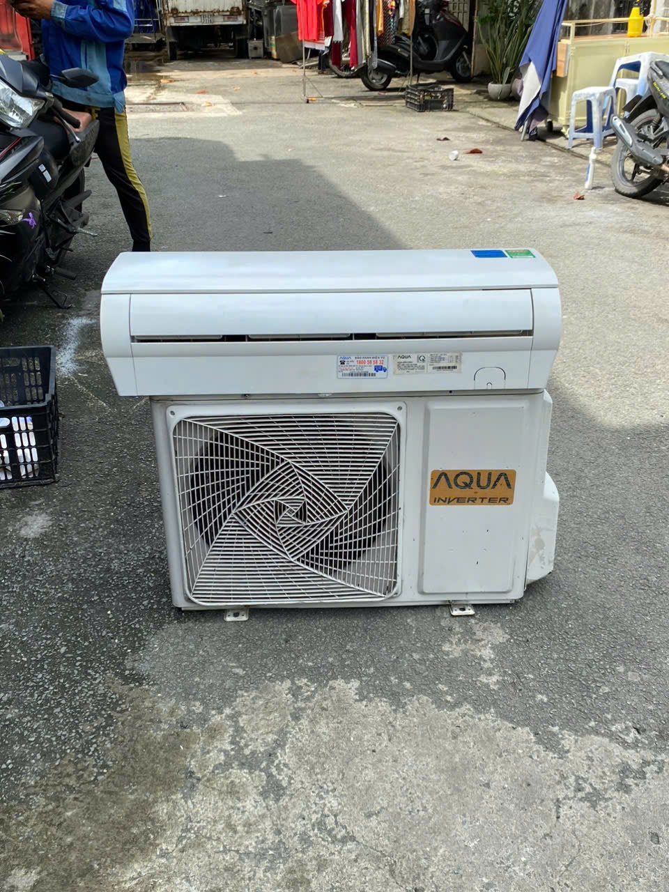 Máy Lạnh Aqua Cũ 1.5hp Inverter